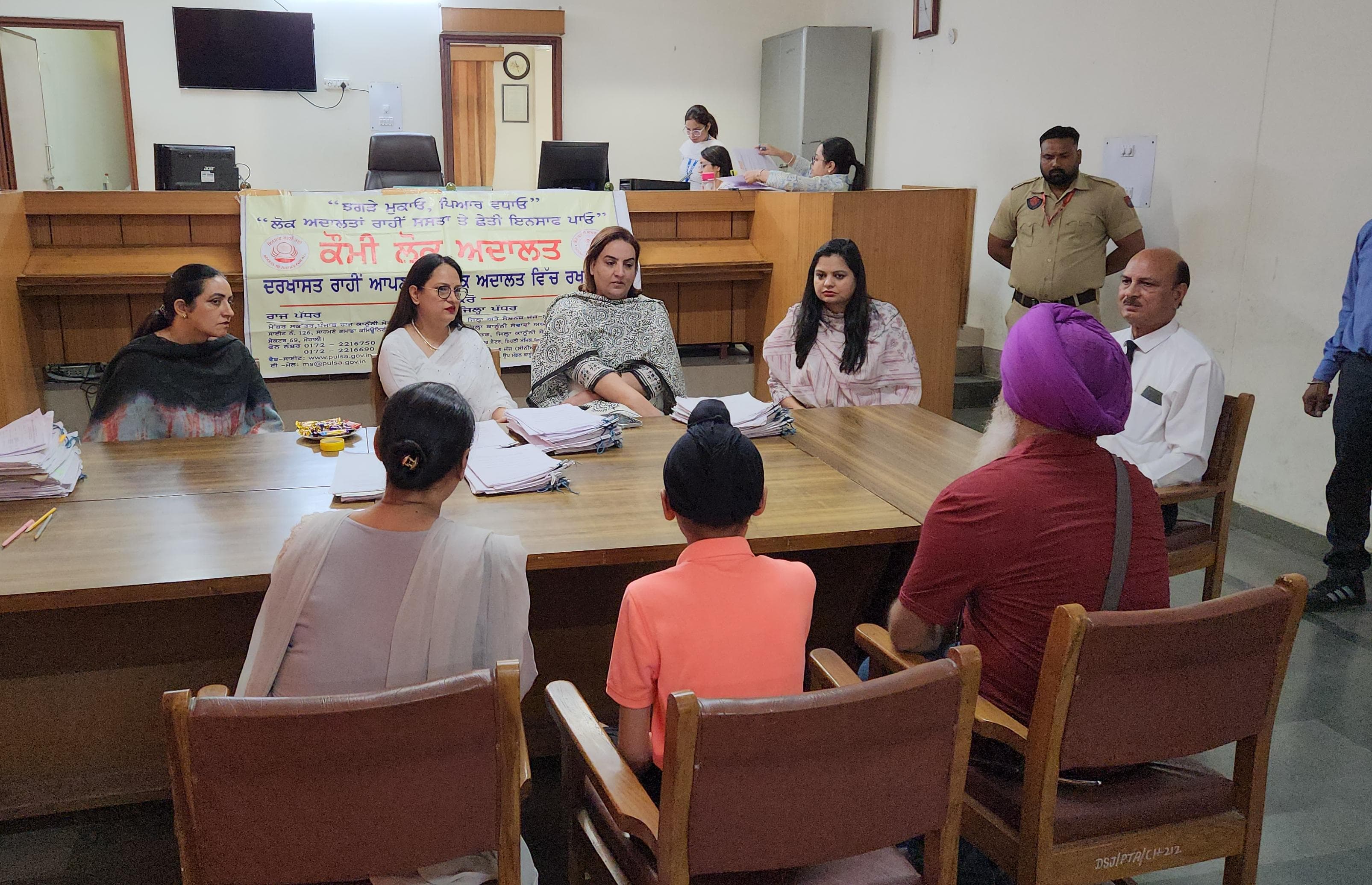 More than 13 thousand cases were settled in the national Lok Adalat in Patiala